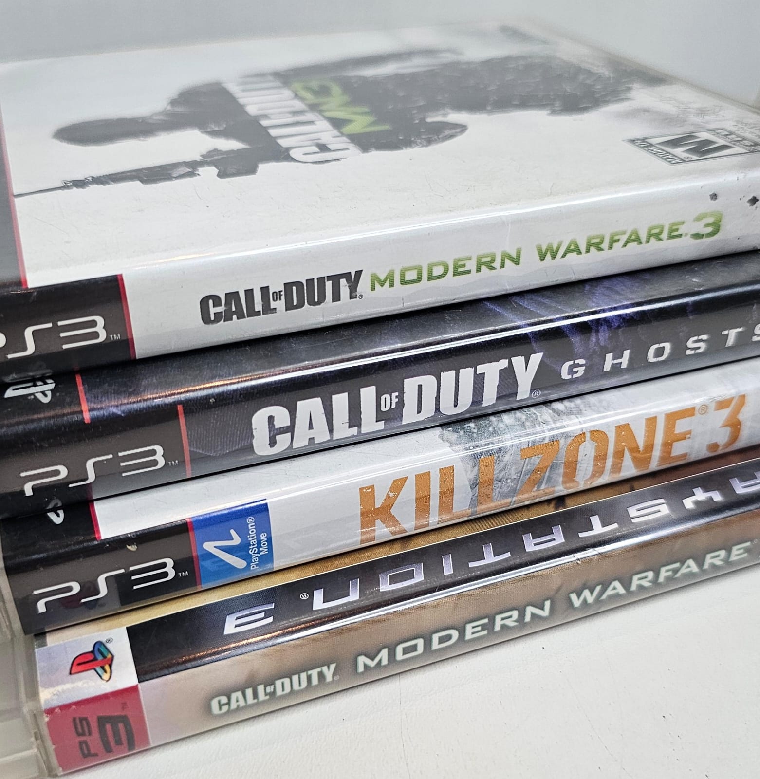 KIT JOGOS PS3 - CALL OF DUTY MW 3 & 2, GHOSTS, KILLZONE 3 - USADOS