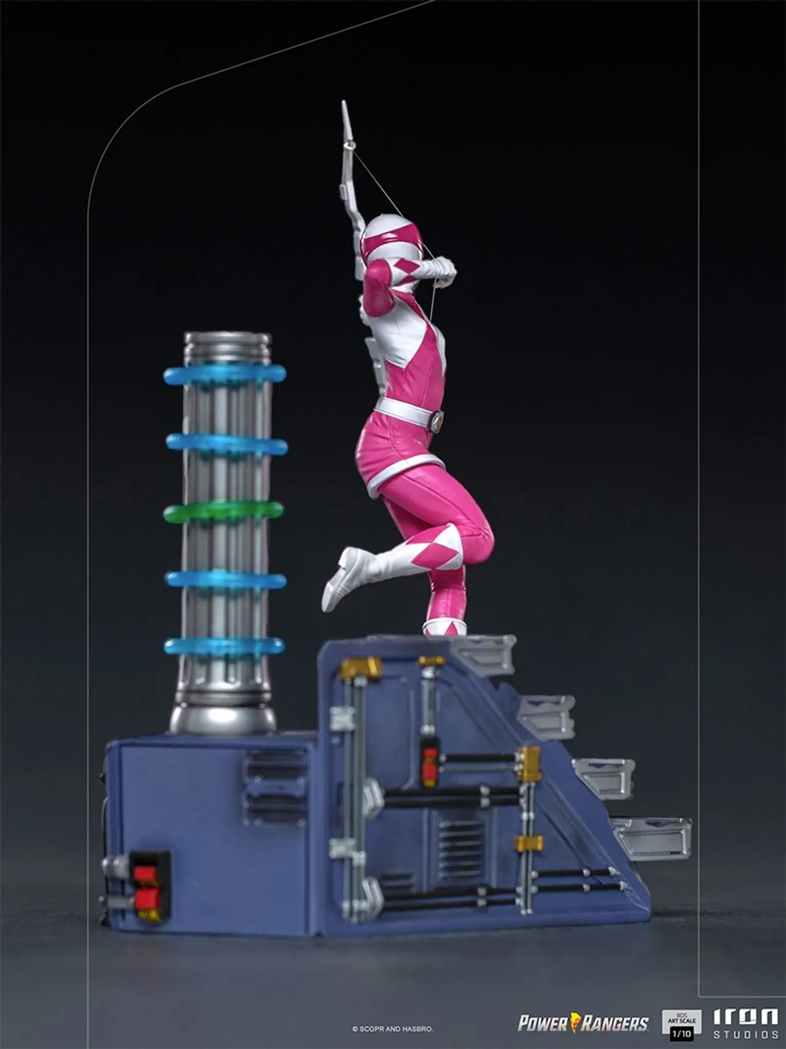 ESTÁTUA RANGER ROSA - POWER RANGERS - IRON STUDIOS - DS Games Atibaia