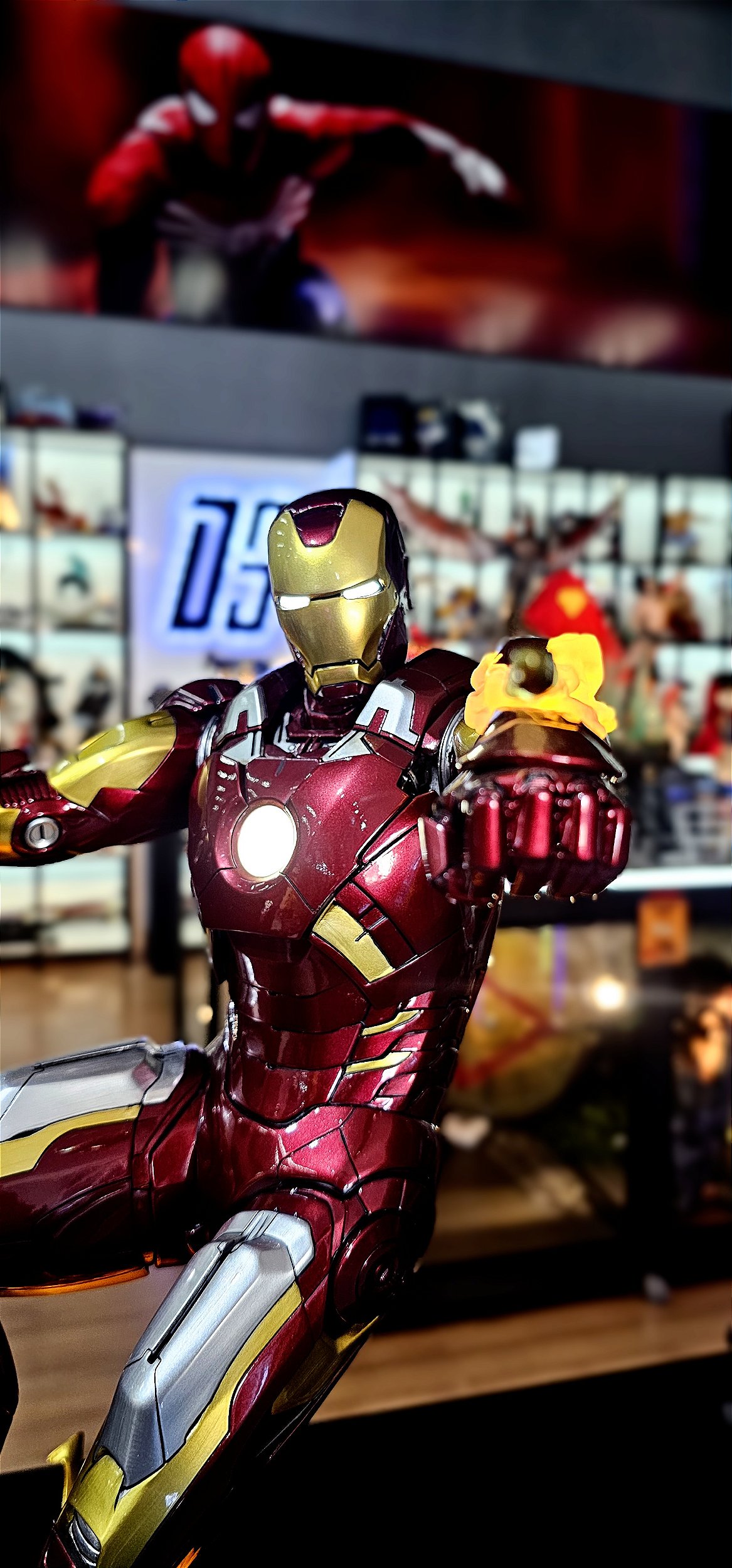 【未開封品】IRON MAN MARK ESTÁTUA IRON MAN - MARK VII - MAQUETTE - SIDESHOW - 1:4 - DS Games