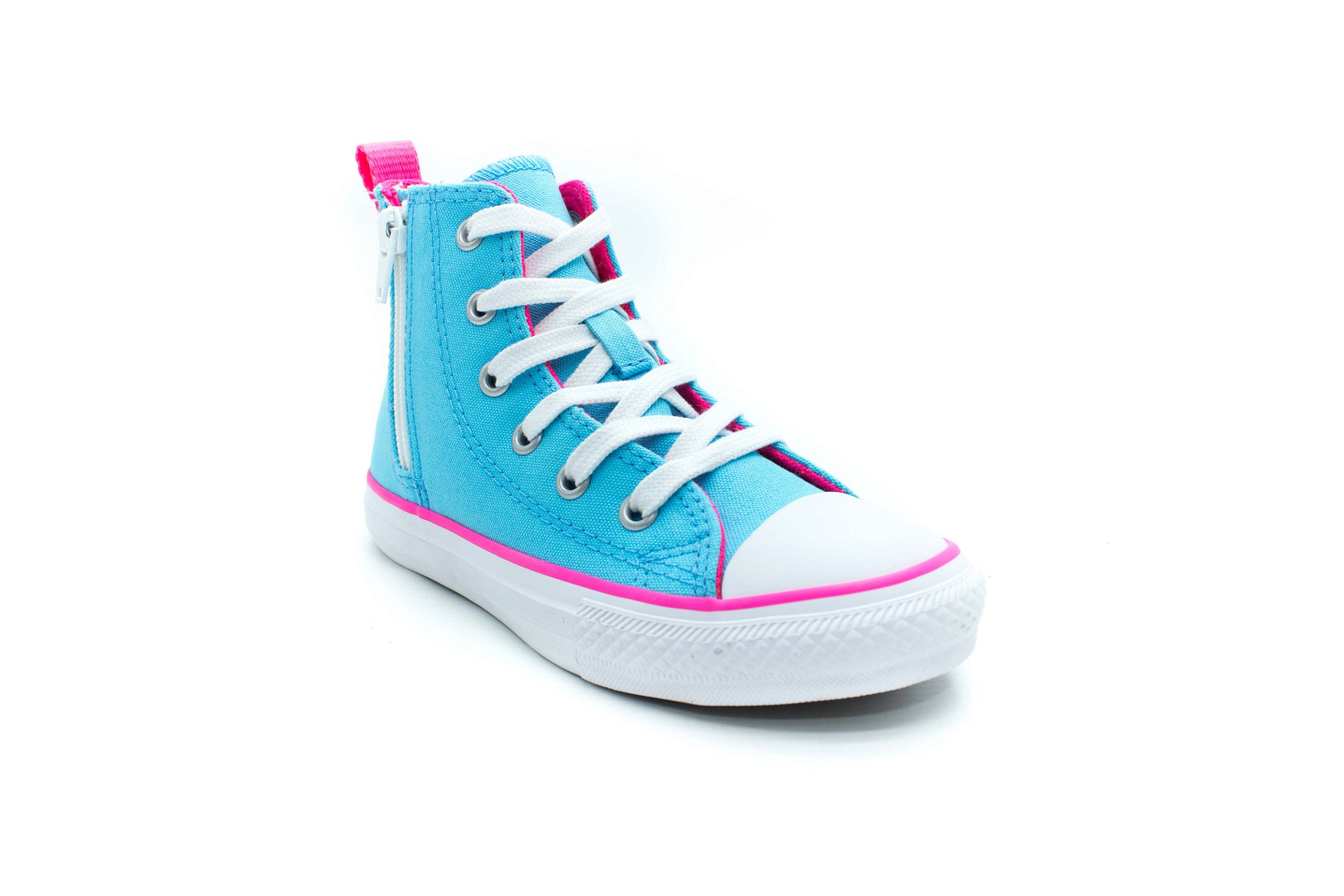 Tênis Infantil All Star Converse Chuck Taylor Hi Rosa Choque