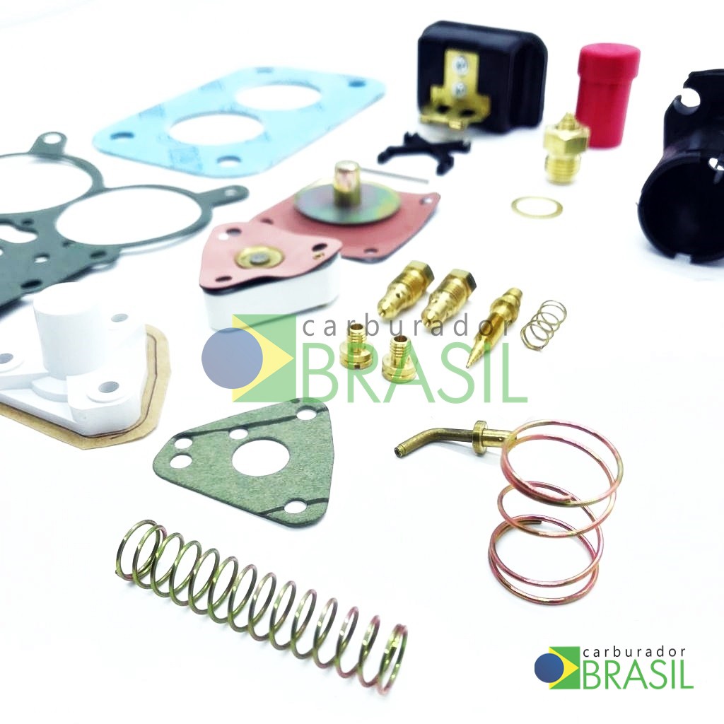 Kit De Reparos Parcial Para Carburador Solex H 34 SEIE Opala Caravan ...