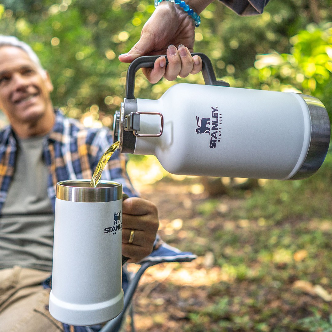 Growler Térmico Stanley Branco - 1.9L Personalizado - TCHÁFINO