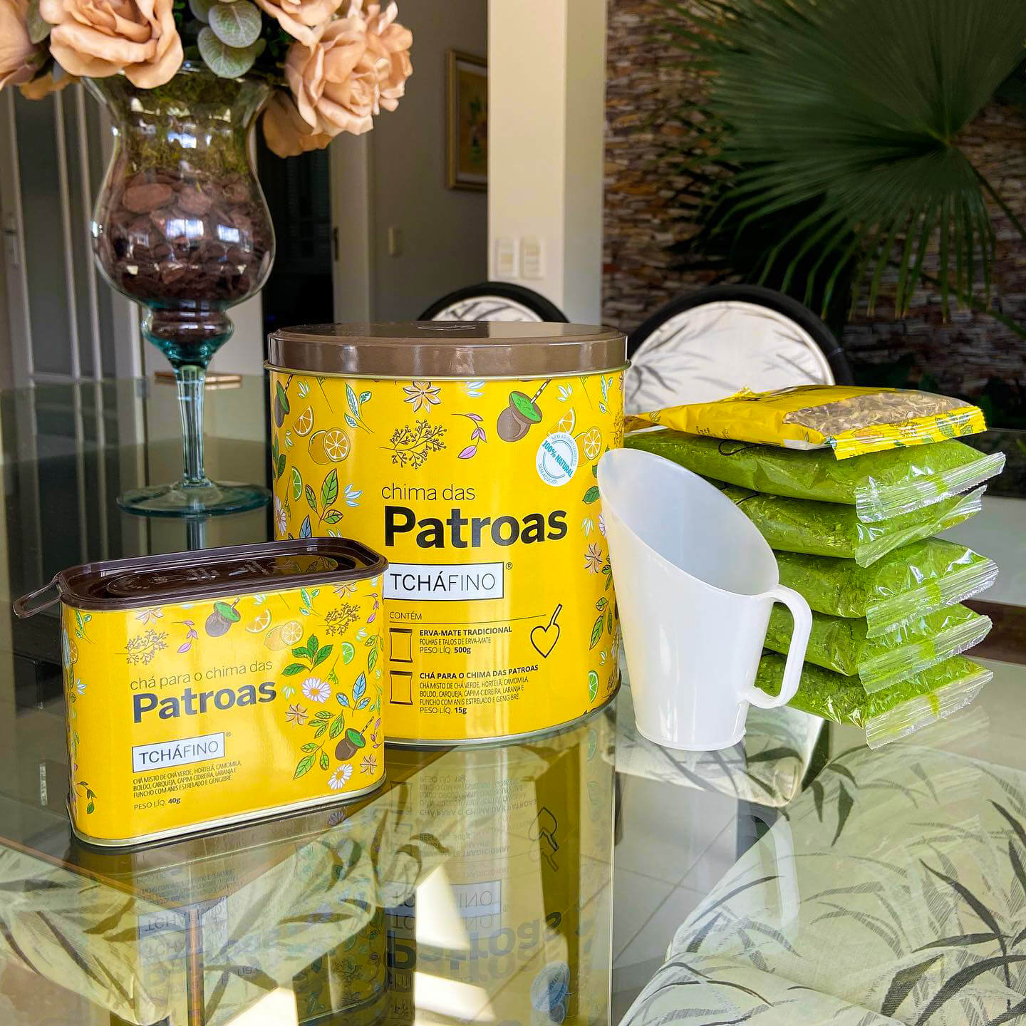 Kit Latas Chá e Chima das Patroas - TCHÁFINO