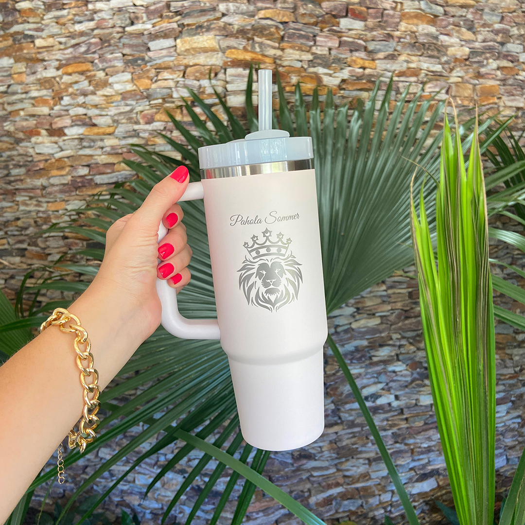 Copo Quencher Stanley com Canudo e Arte Personalizada - Diversas Cores ...
