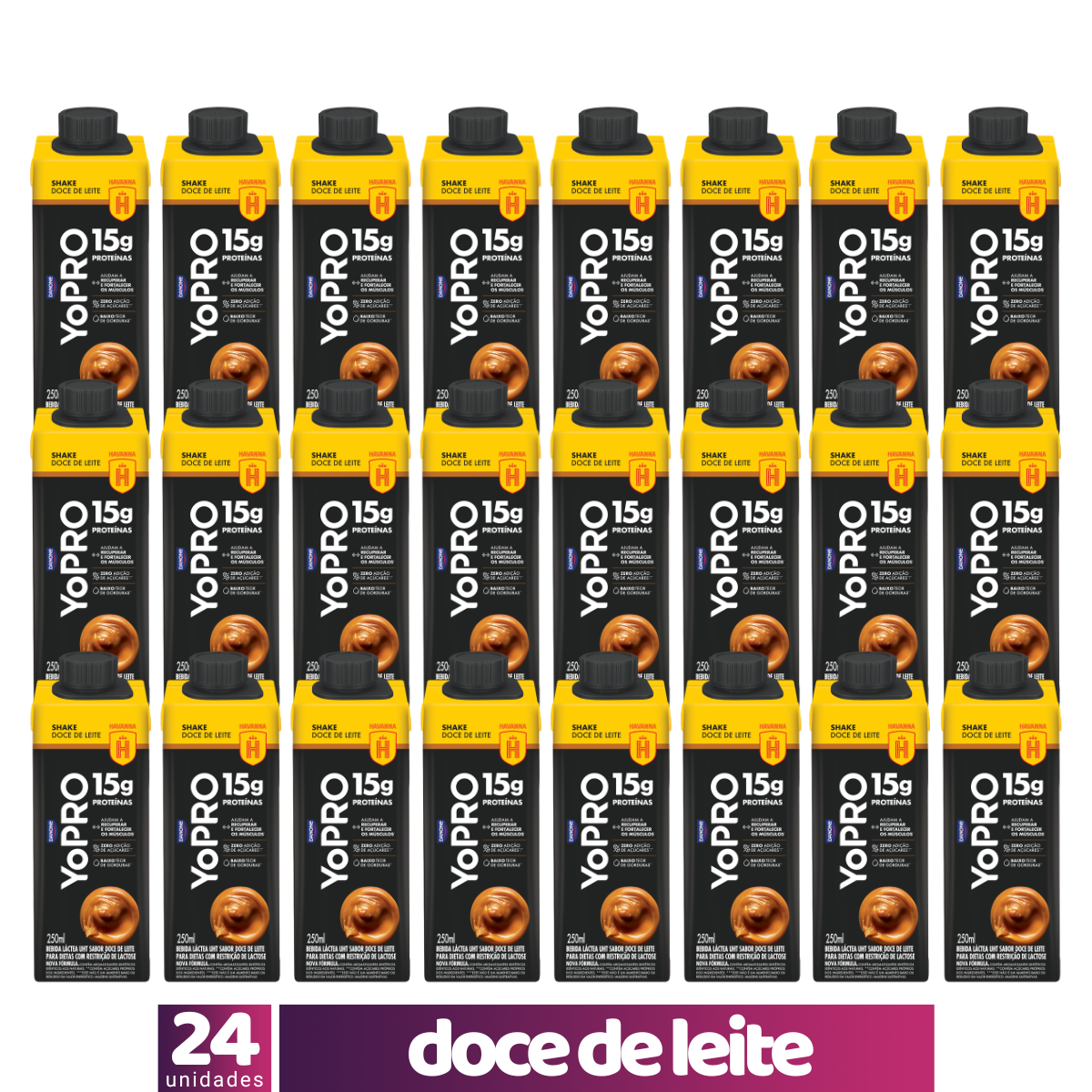 Icopro Shake 24 YoPRO Shake UHT 250ml 15g proteínas (CAIXA) - Frete grátis ...