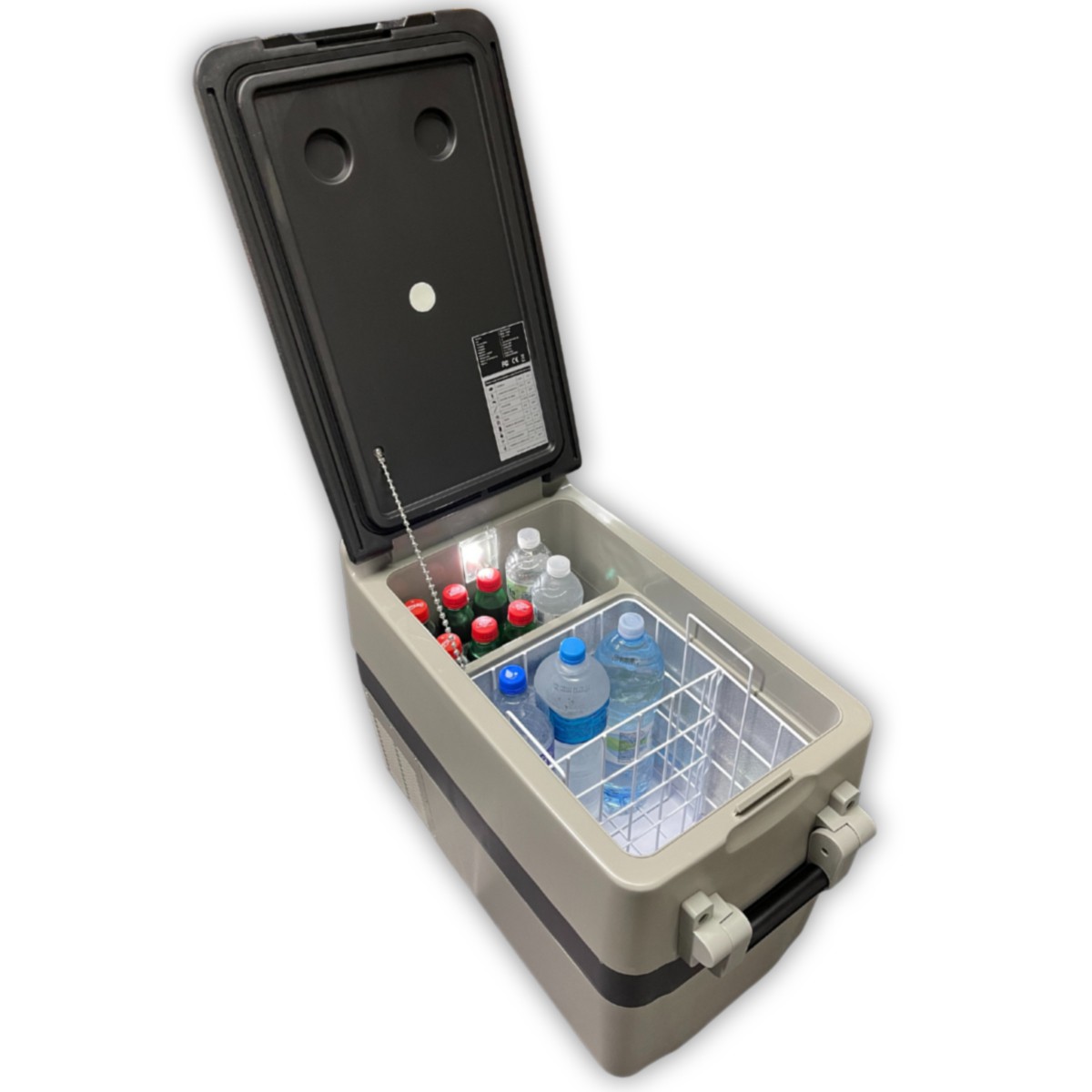 Geladeira e Freezer Automotiva 40 Litros Quadrivolt Cinza - DX-COLD