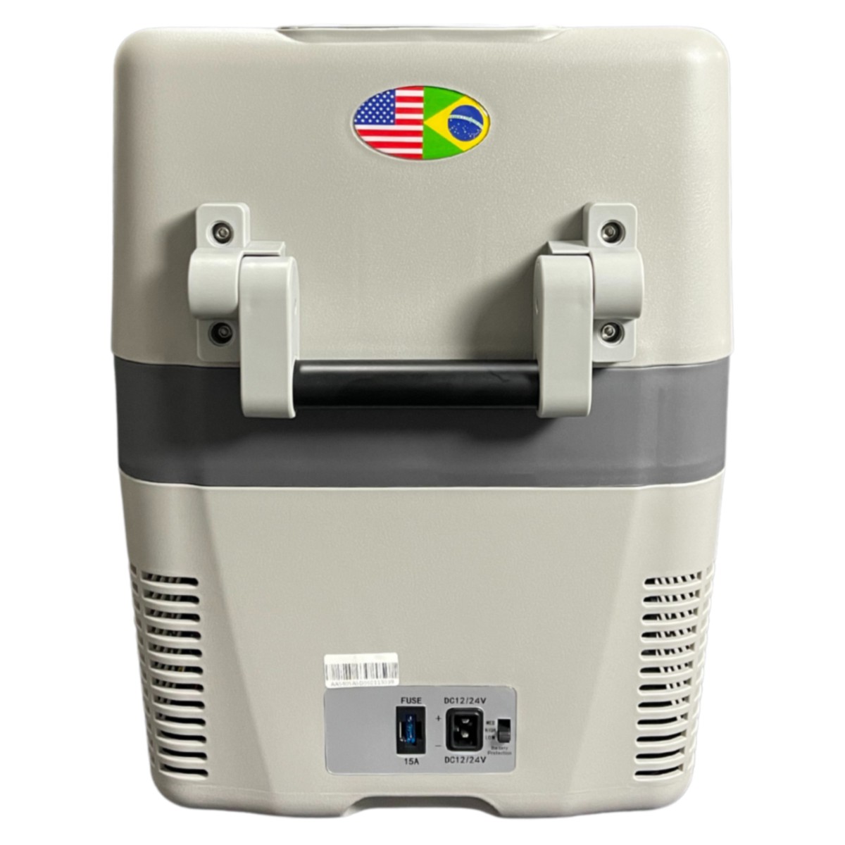 Geladeira e Freezer Automotiva 40 Litros Quadrivolt Cinza - DX-COLD