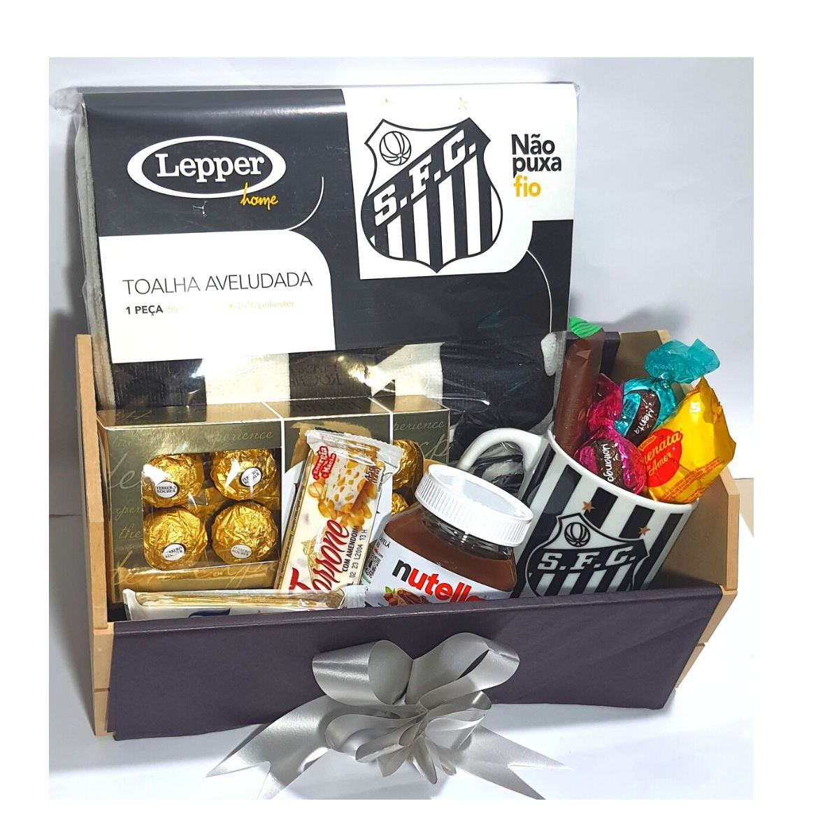 Cesta de Presente Luxo Times de Futebol Escolha seu Time - Cesta de ...