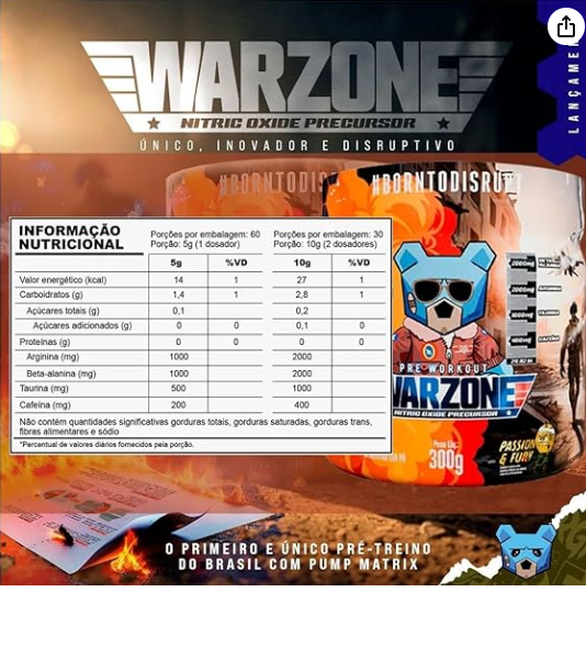 Warzone Pre Workout (300g) - Under Labz - MOOVSN