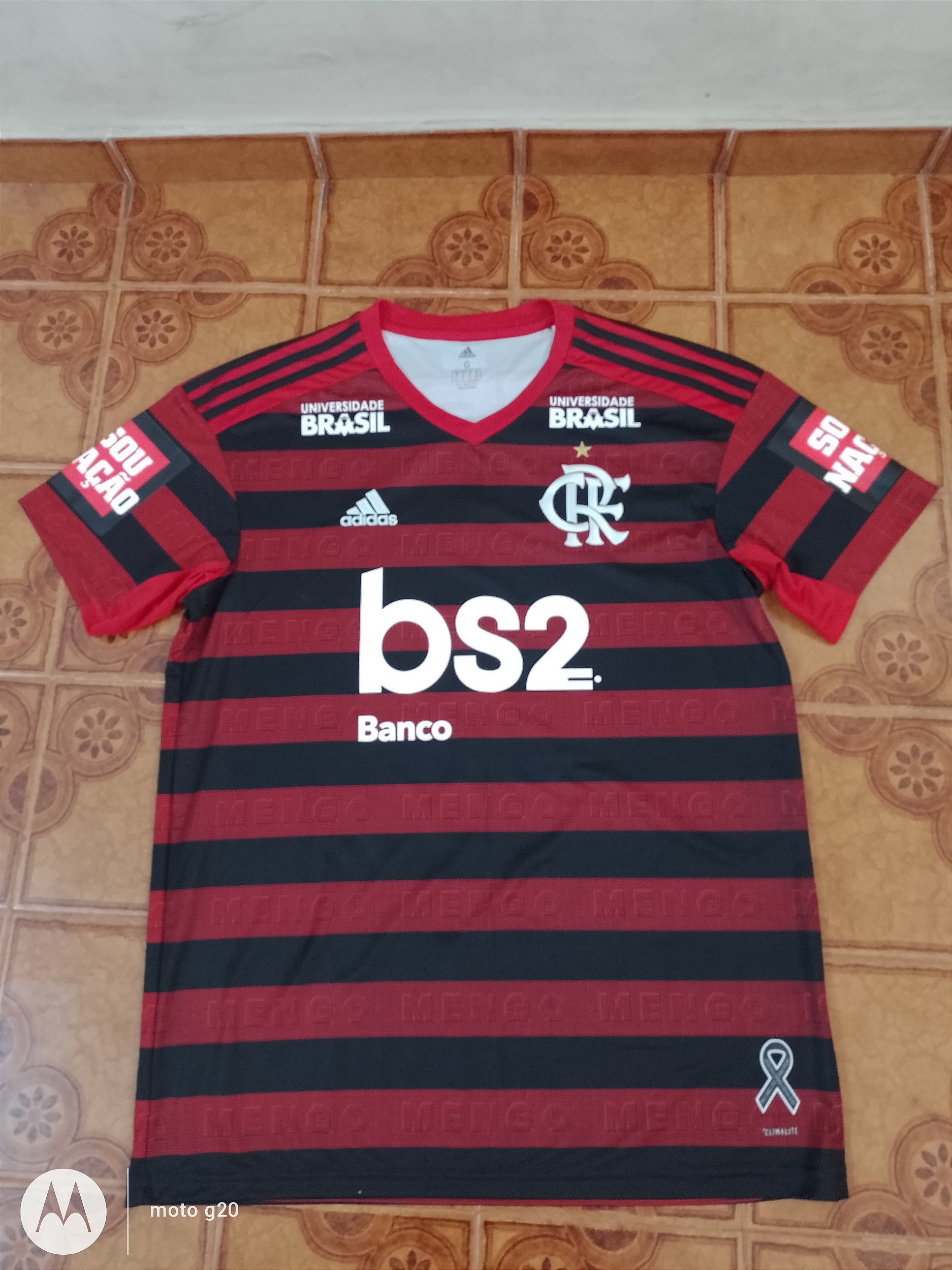 Camisa Flamengo Rubro negra jogo x Atlético paranaense copa do Brasil  número 3 R. Caio tamanho G - RONNIE ESPORTES 10