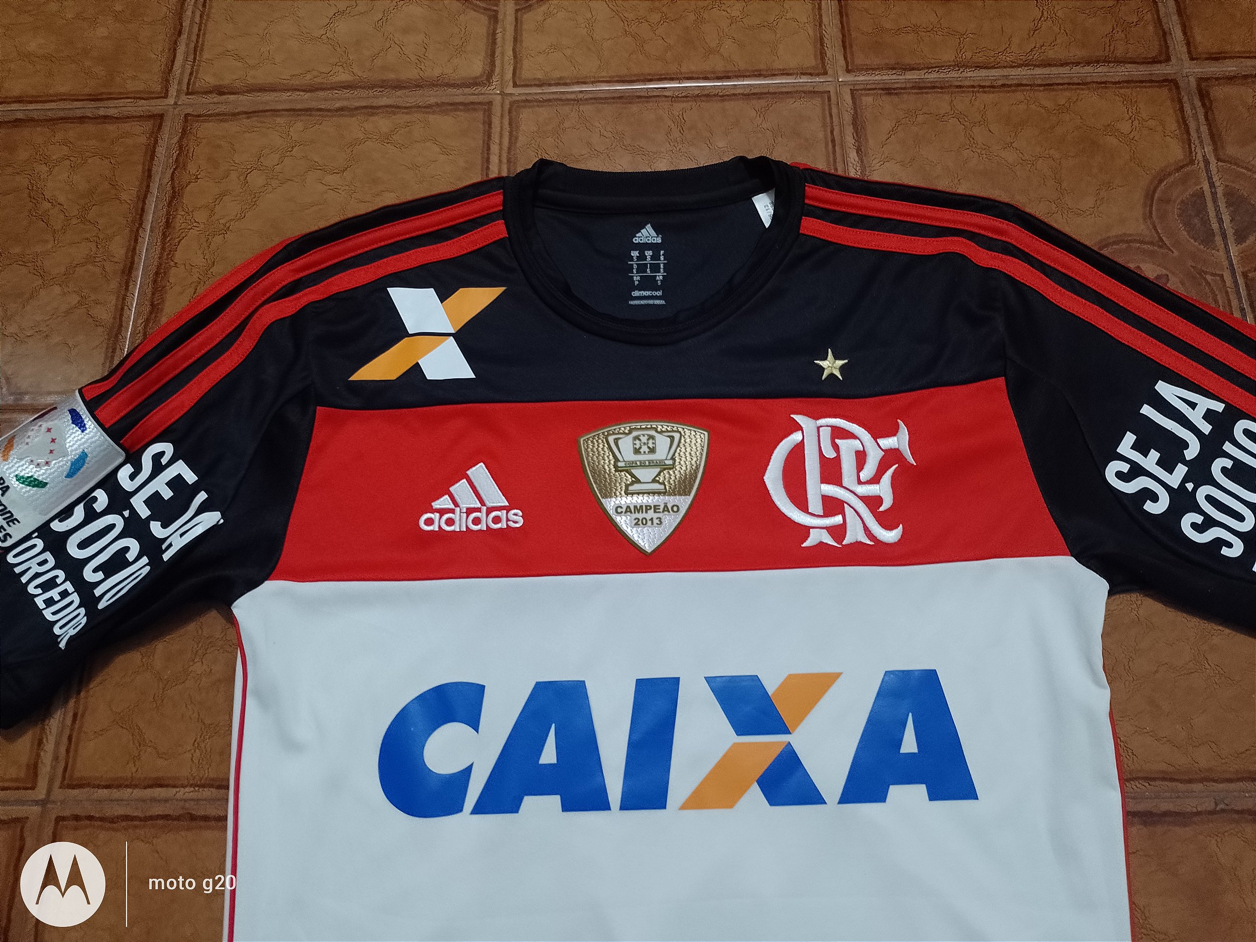 Camisa Flamengo branca jogo libertadores número 21 Léo tamanho P - RONNIE  ESPORTES 10