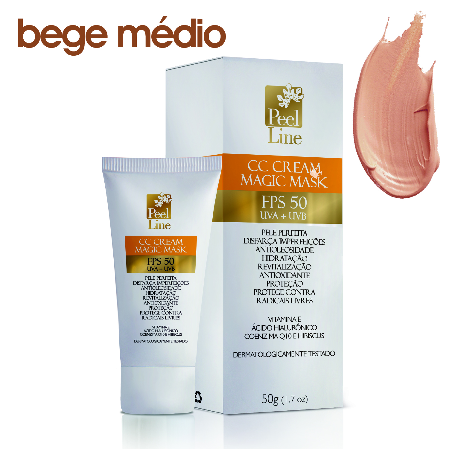 Collana premium rich cream New ×10 +a CC Cream Multifuncional FPS 50 - 50g - Peel Line Dermocosméticos