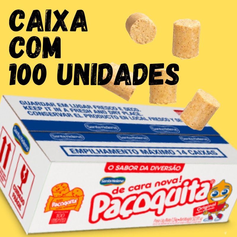 Pacoca Rolhao Paçoca Rolha Paçoquita Santa Helena 1,5kg - 100 unidades - Multipreços ...