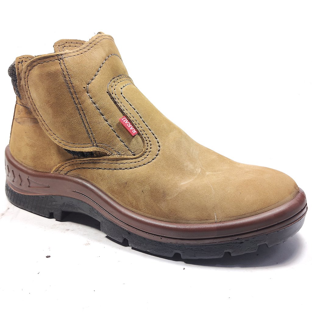 Botina SoftFlex Injetada Modelo 402 - Chocolate - Rakau Botinas