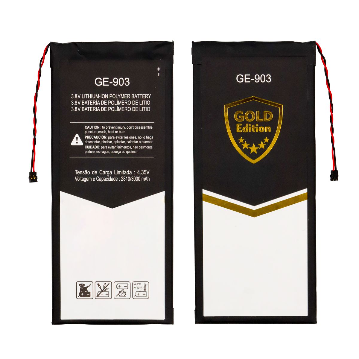 Baterias - preta - Central - unidade Cod. BATERIA MOTOROLA GK40/ G5/ G4 PLAY  - Baterias - Loja