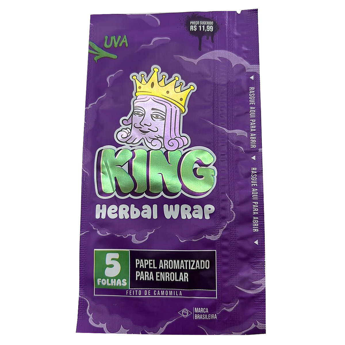 Caixa De Seda King Blunt Sabor Uva C/ 25 Unidades - MNunes Distribuição