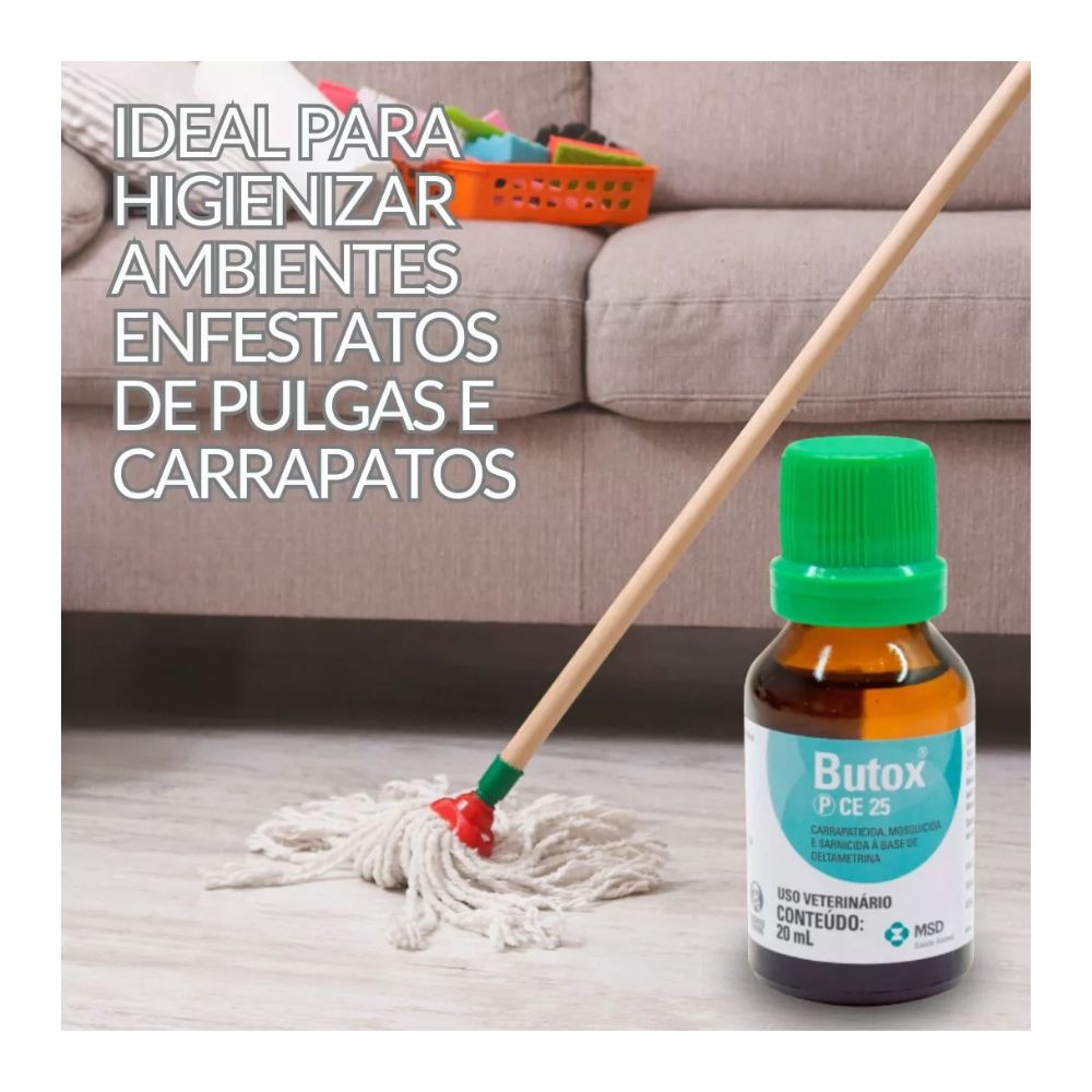 Butox 20ml Pulverização e Controle de Parasitas em Animais - Empire Pet