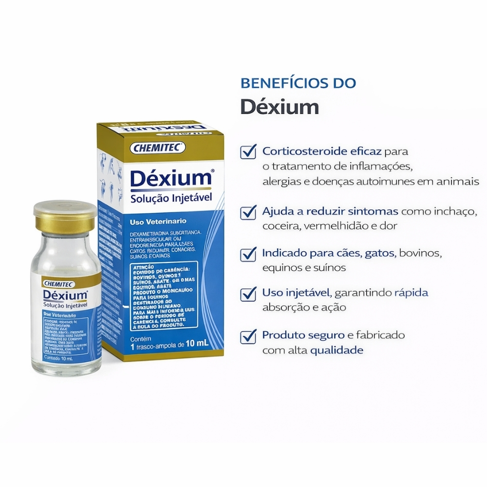 Dexium Injetável 10ml - Empire Pet