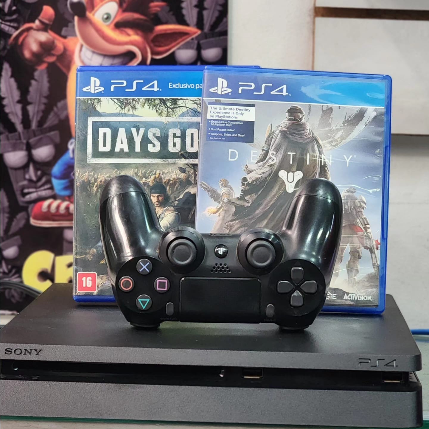 Compre PS4 Slim 1TB Seminovo - Perfeito Estado - 2 Jogos Grátis Compre PS4 Slim 1TB Seminovo - Perfeito Estado - 2 Jogos Grátis