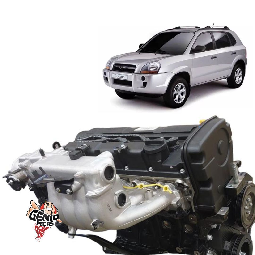 Motor Completo Tucson 2.0 Flex Original 0 KM 20100WD060X - Peças ...