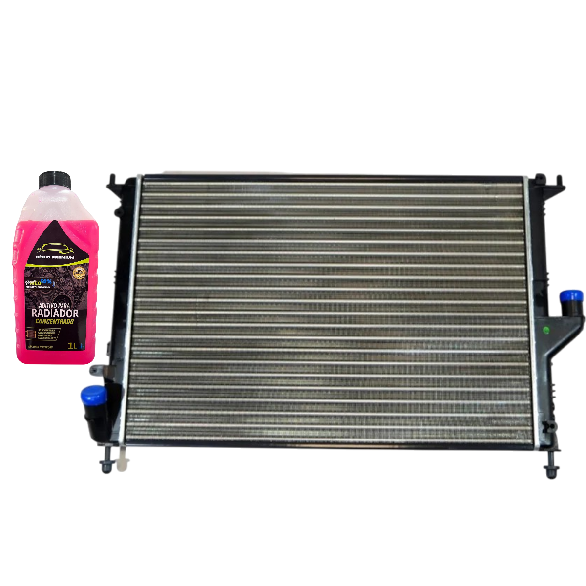 Duster Radiator Tank RADIADOR RENAULT DUSTER 1.6 / 2.0 16V 2011 A 2014 + Aditivo - Peças ...