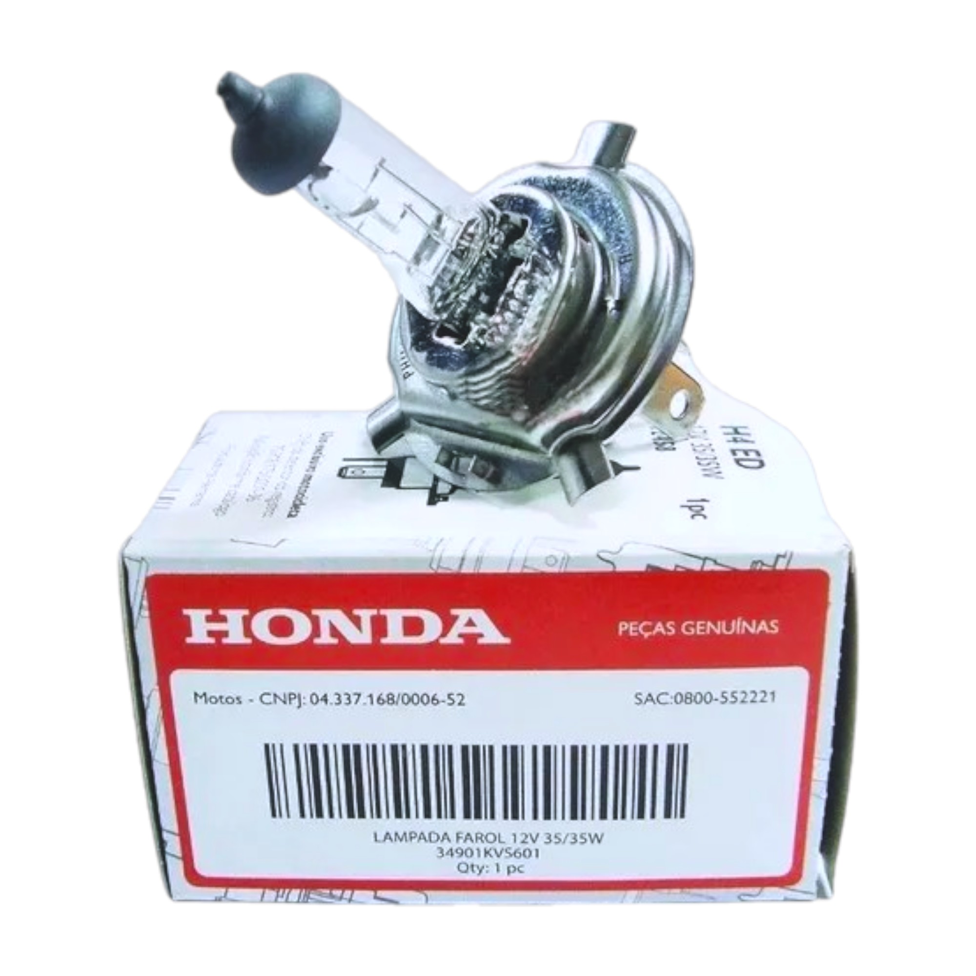 Lampada Farol Fan 125 Titan 150 Fan 150 Original Honda - Peças ...