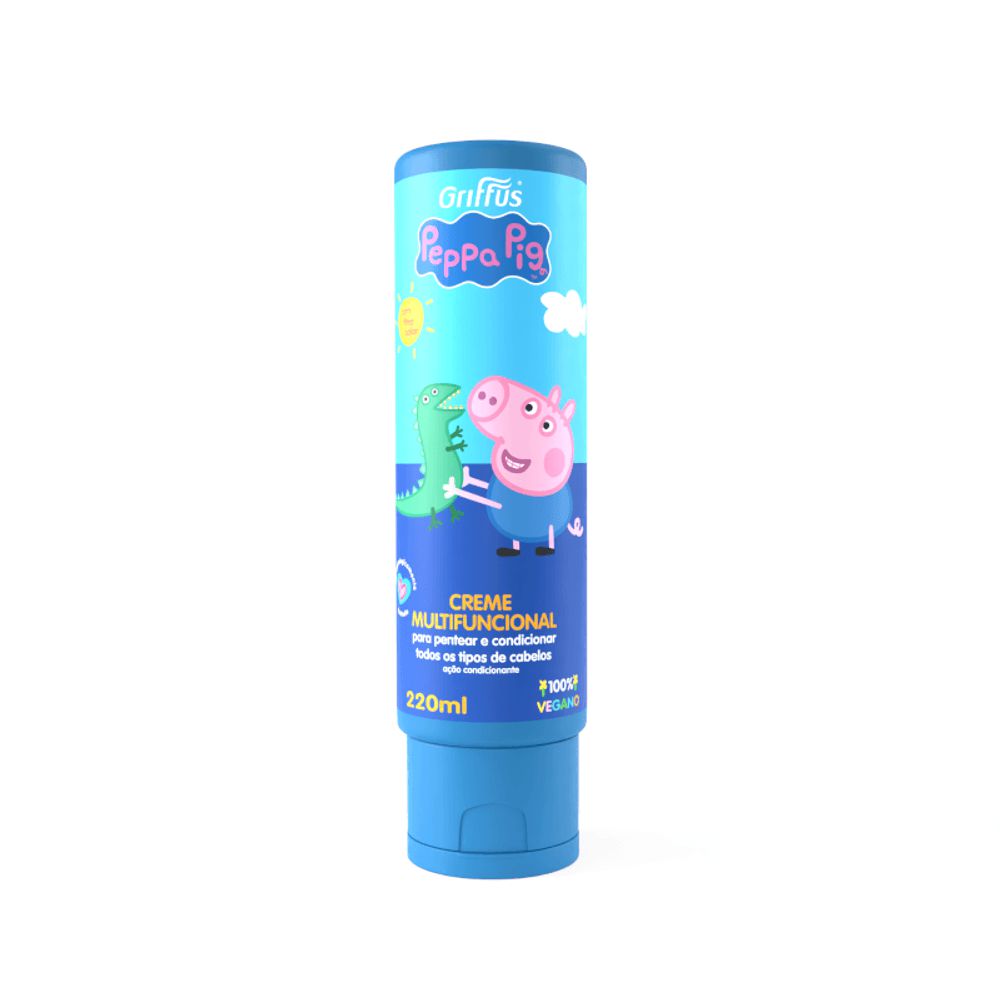 Kit Shampoo 220ml + Multifuncional 220ml Peppa Pig GRIFFUS