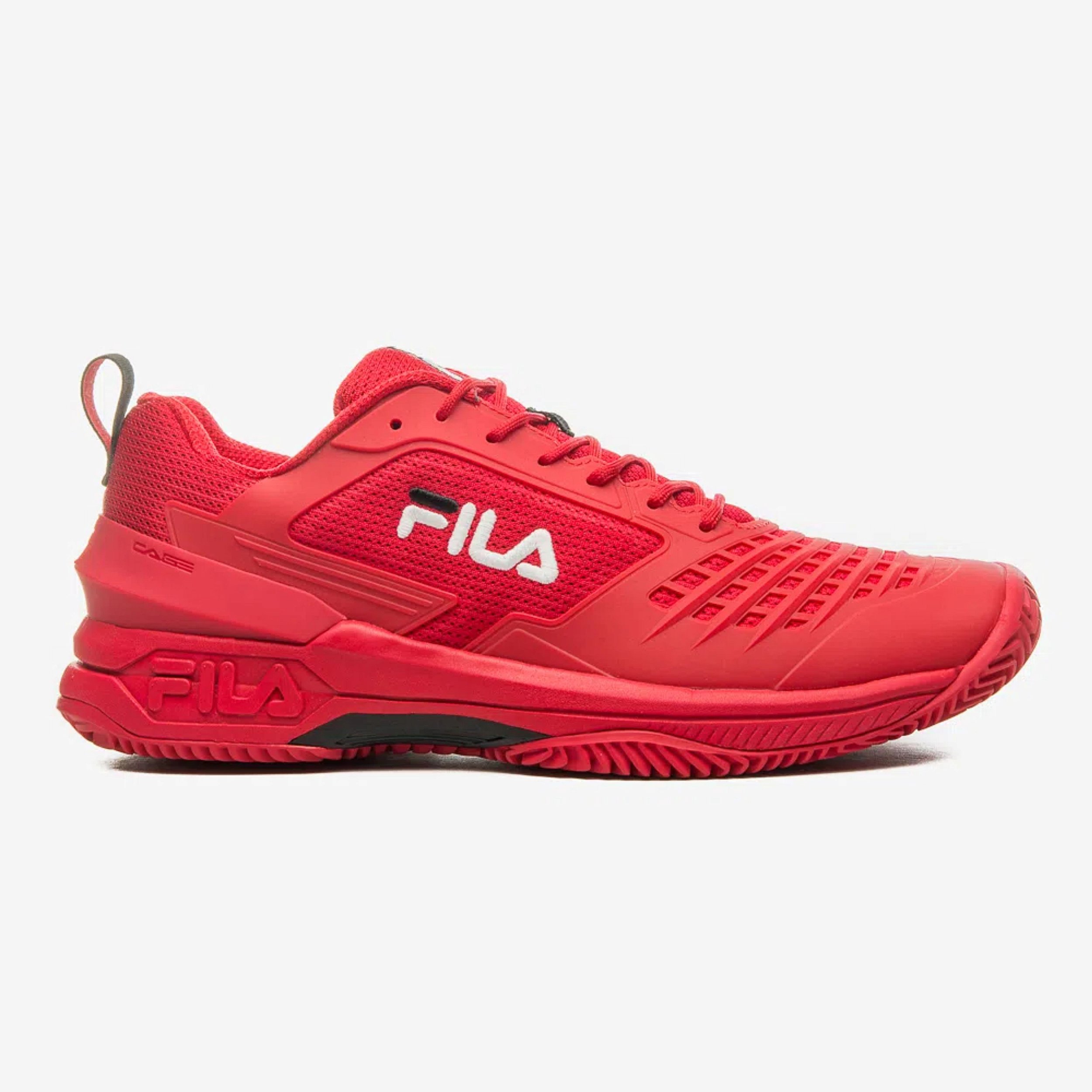 Tênis Fila Axilus Ace Clay - Masculino Vermelho - Favorita Padel