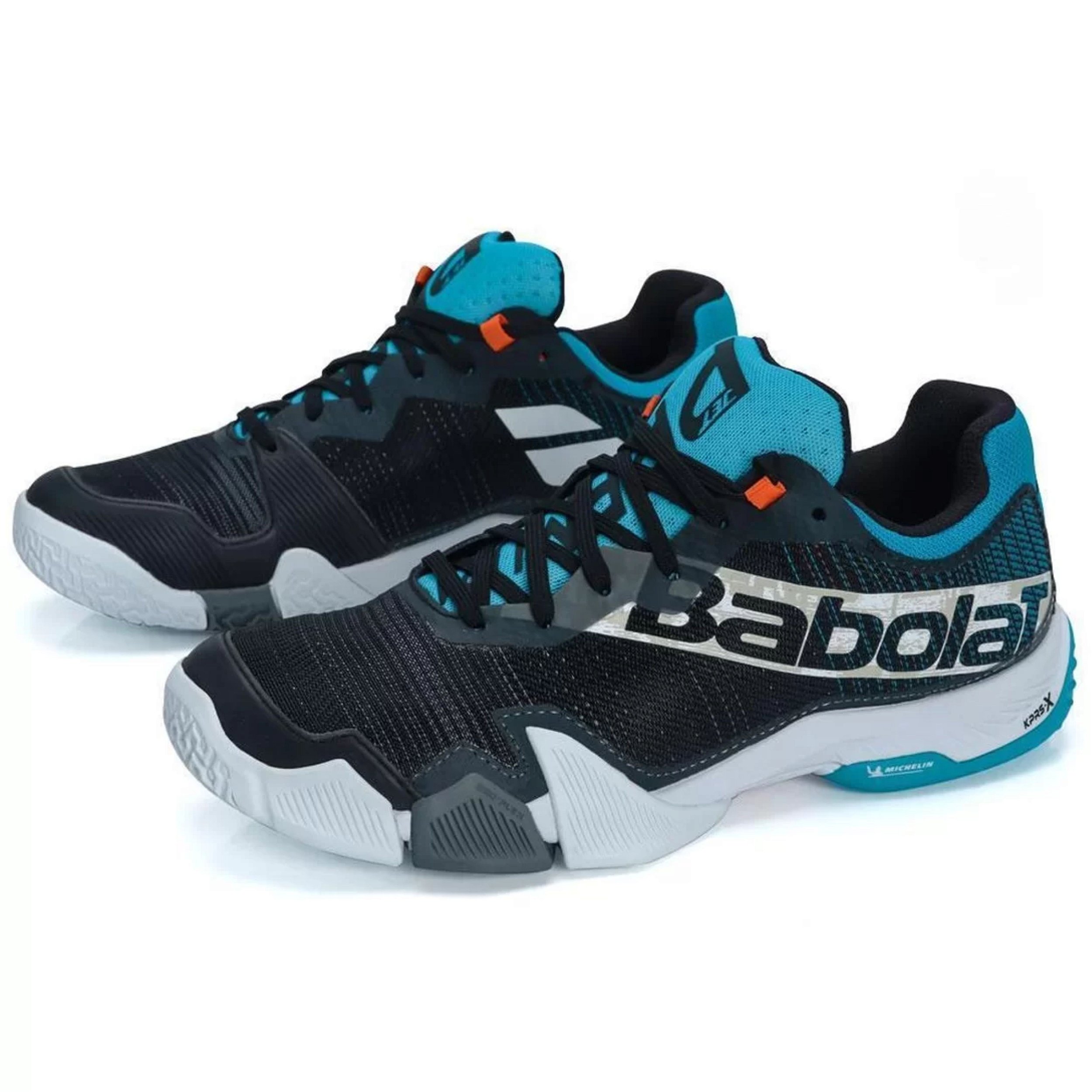 バボラ Babolat パデル JET PREMURA　テニスシューズ Tênis Babolat Jet Premura Preto e Azul - Favorita Padel