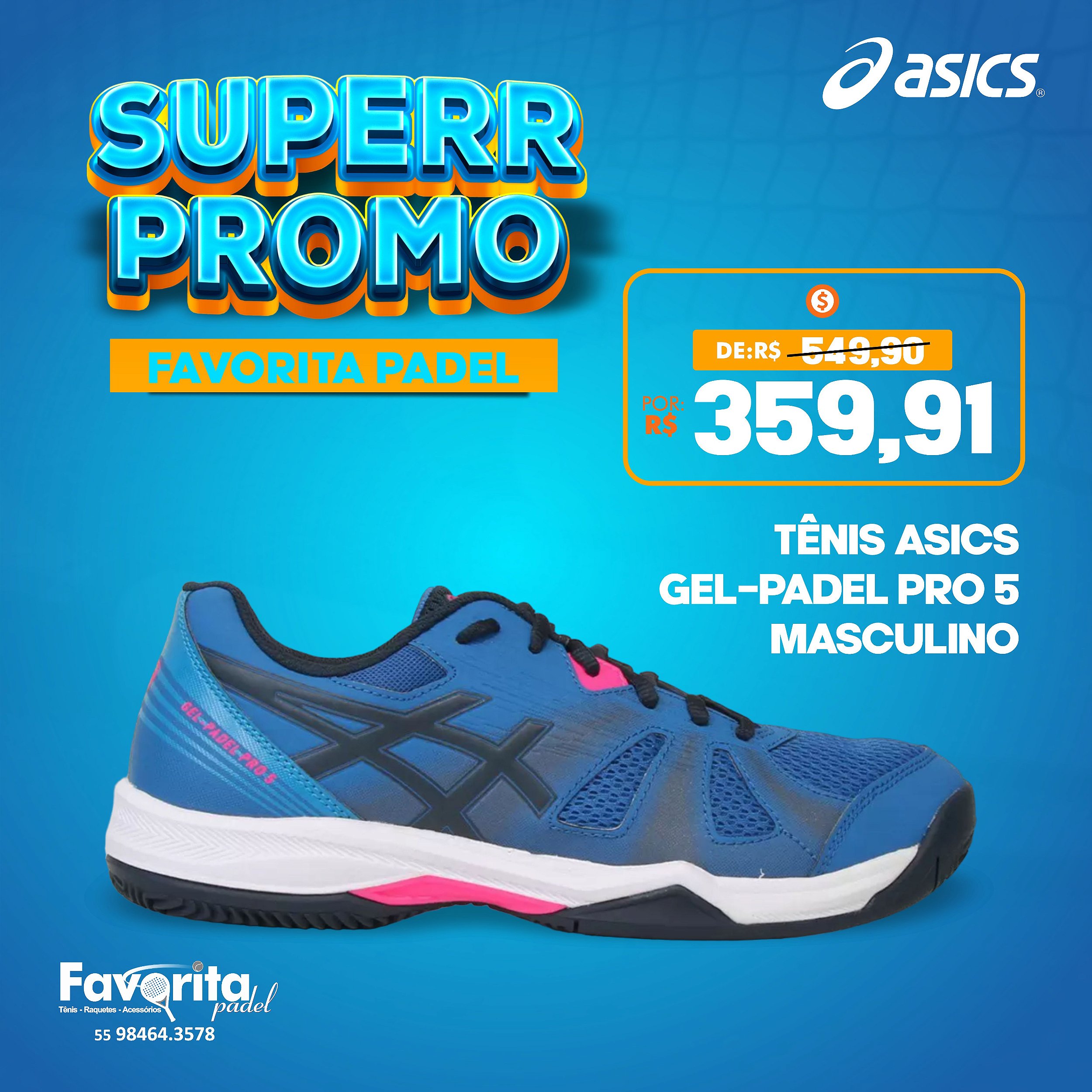Asics tenis padel hotsell