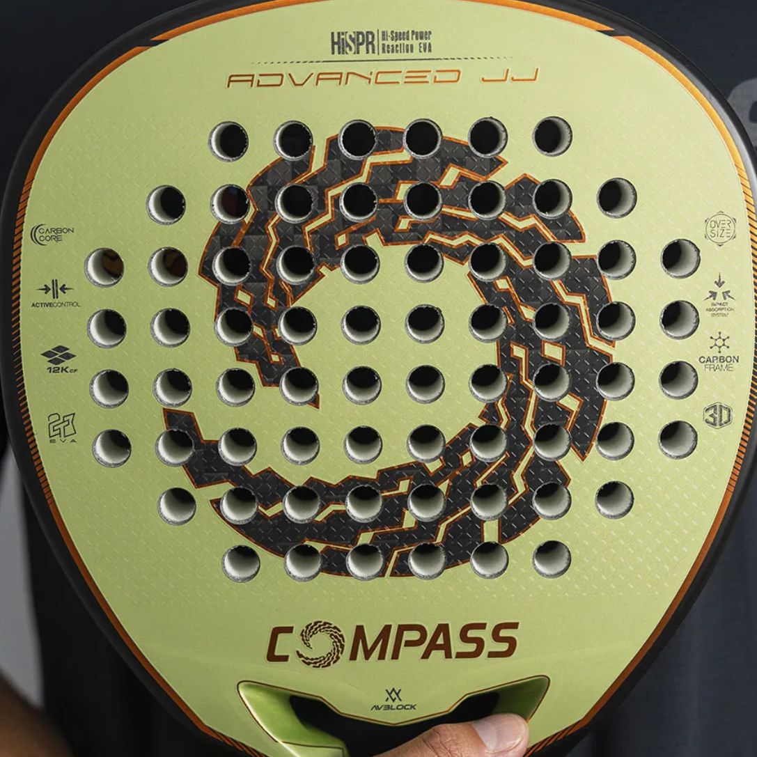 Raquete de Padel Compass Advanced JJ 12k 2024 - Favorita Padel