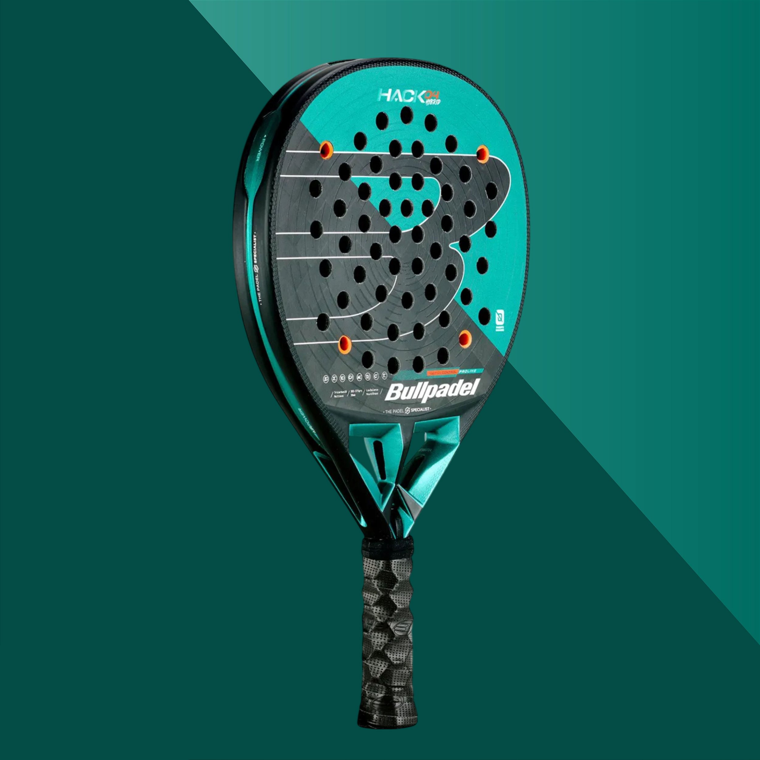 Raquete Padel Bullpadel Hack 04 Hybrid 2025 Carbono 18k - Paquito