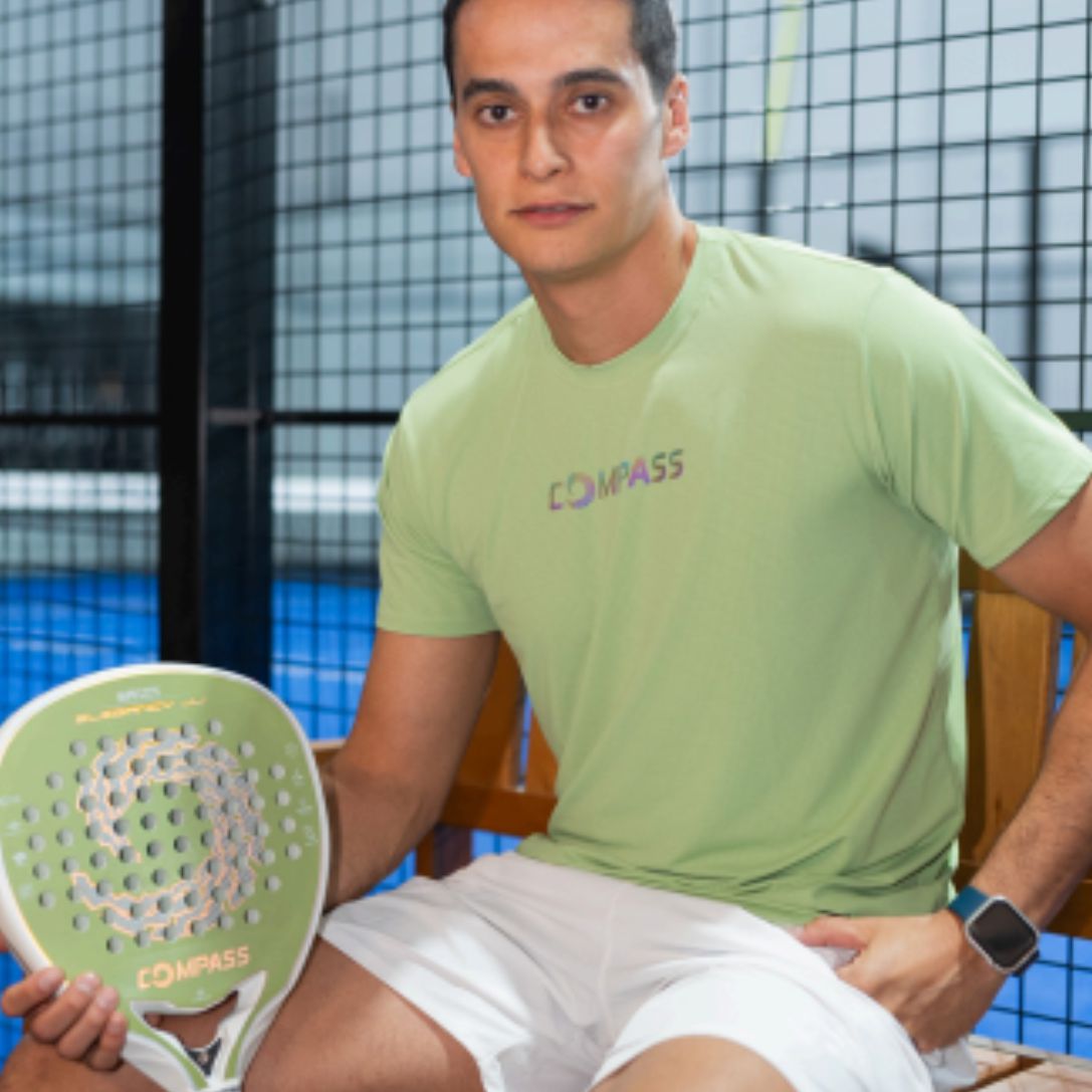 Camiseta Compass JJ Collection - Verde - Favorita Padel