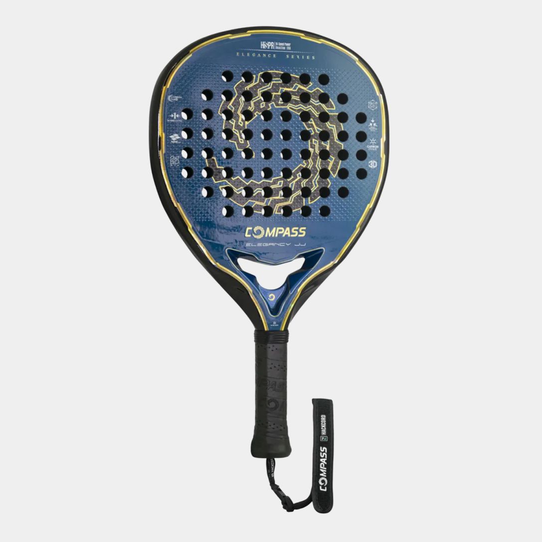 Raquete de Padel Compass Elegancy JJ 12k 2025 - Júlio Julianoti Raquete de Padel Compass Elegancy JJ 12k 2025 - Júlio Julianoti