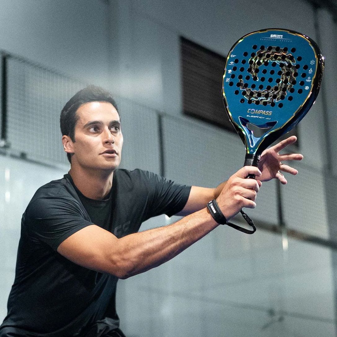 Raquete de Padel Compass Elegancy JJ 12k 2025 - Júlio Julianoti