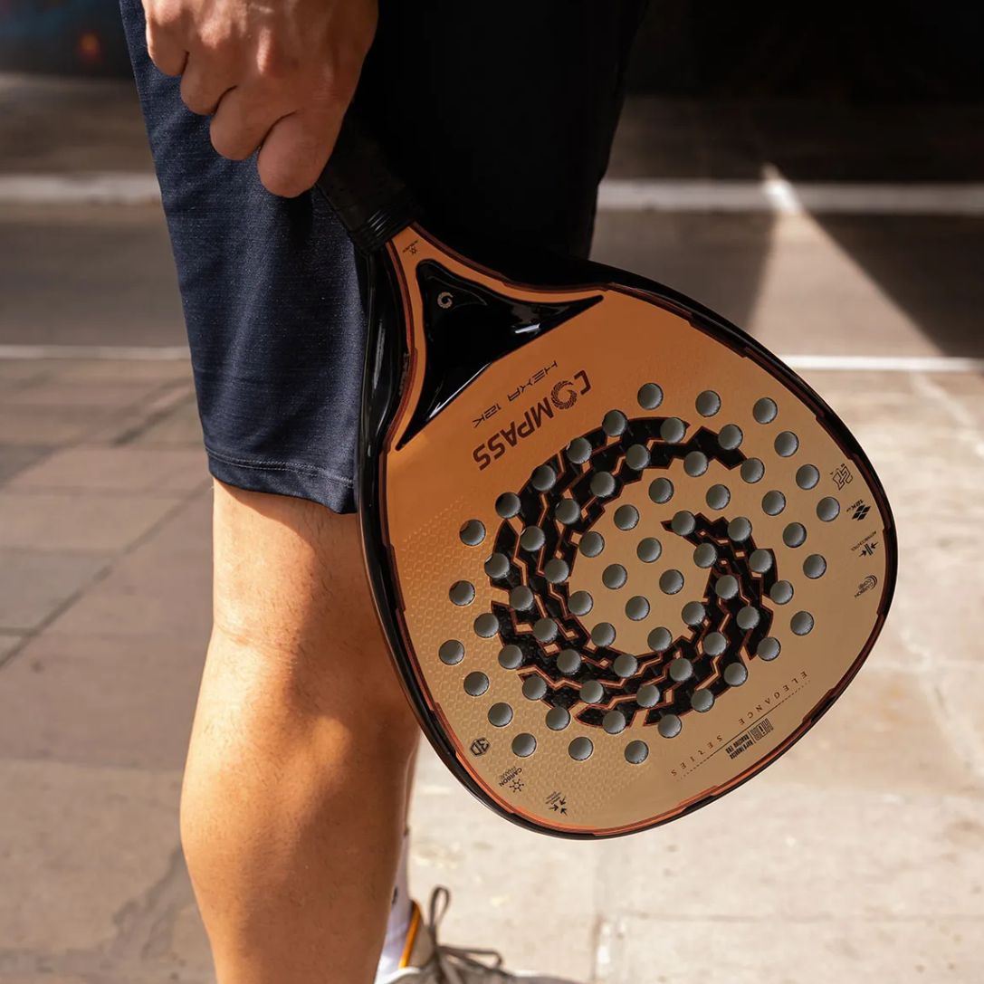 Raquete de Padel Compass Hexa 12k 2025 - Gervasio Del Bono