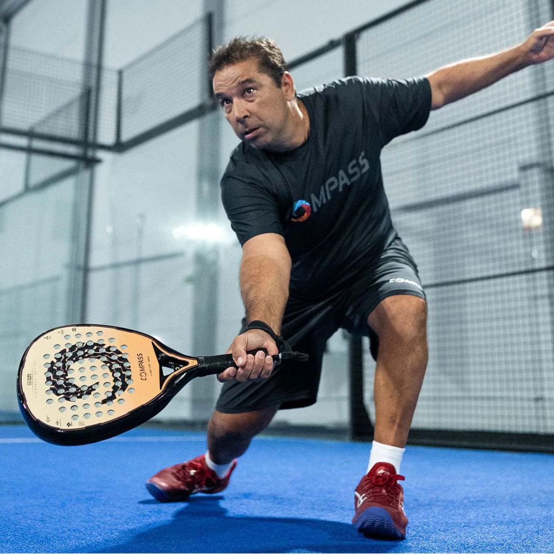 Raquete de Padel Compass Hexa 12k 2025 - Gervasio Del Bono