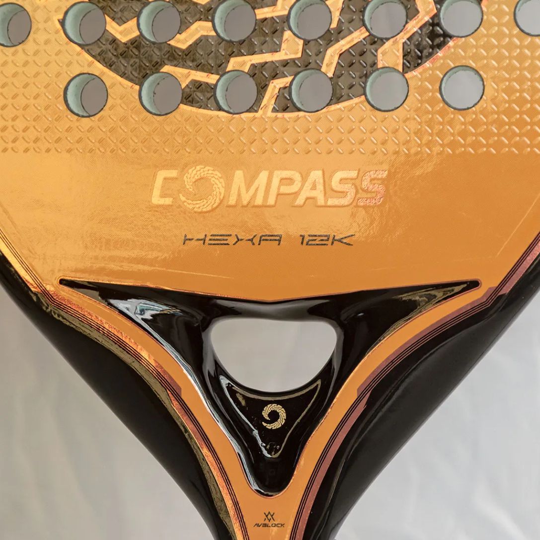 Raquete de Padel Compass Hexa 12k 2025 - Gervasio Del Bono