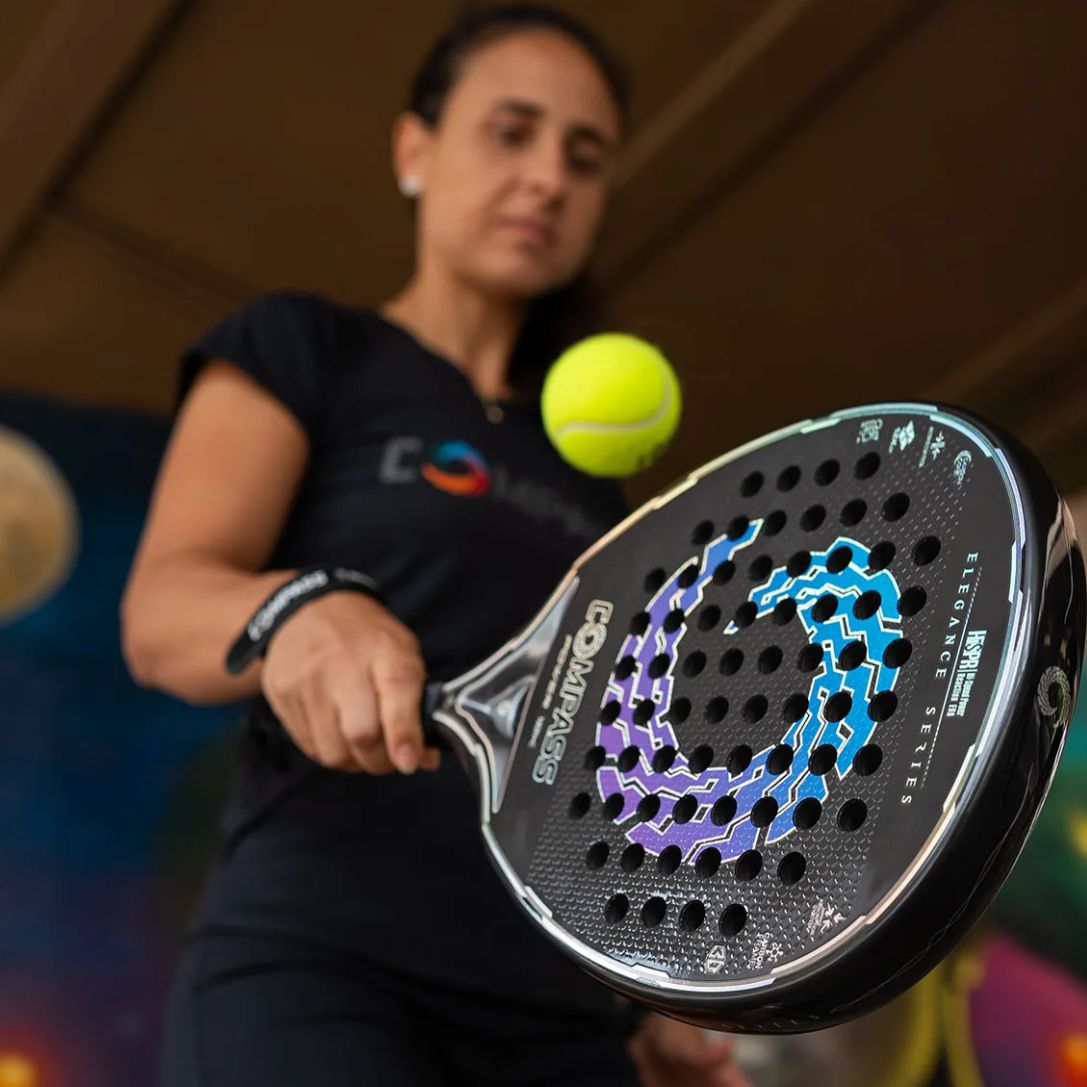 Raquete de Padel Compass Power 12k 2025 - Favorita Padel