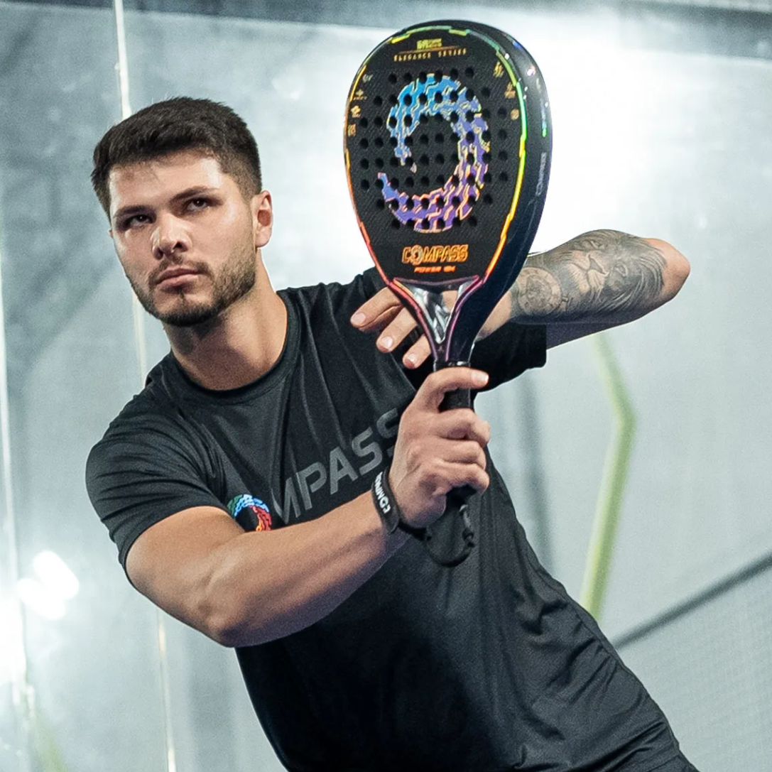 Raquete de Padel Compass Power 12k 2025 - Favorita Padel
