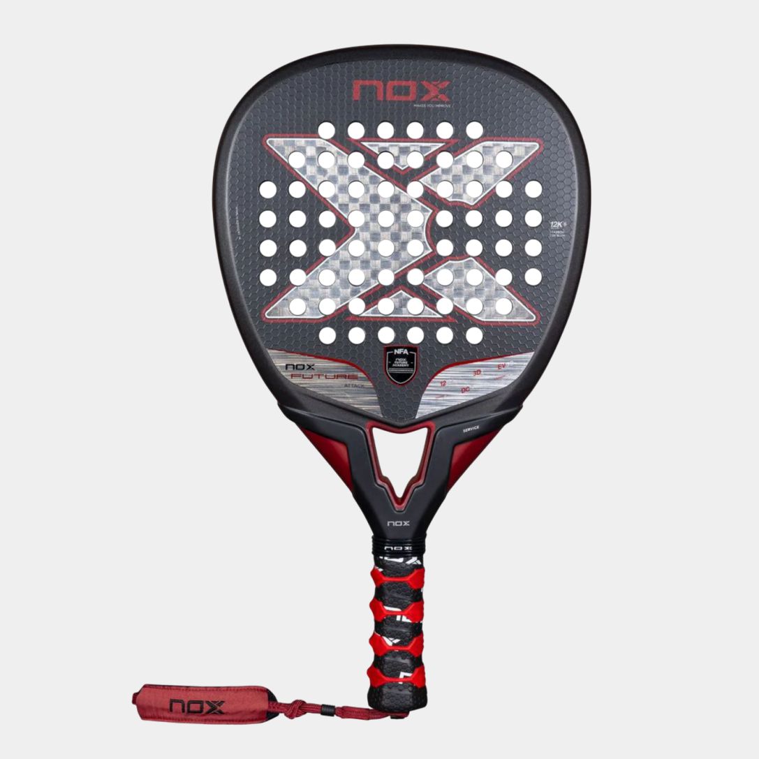 Raquete de Padel NOX Future Attack 12k Alum 2025 - Favorita Padel