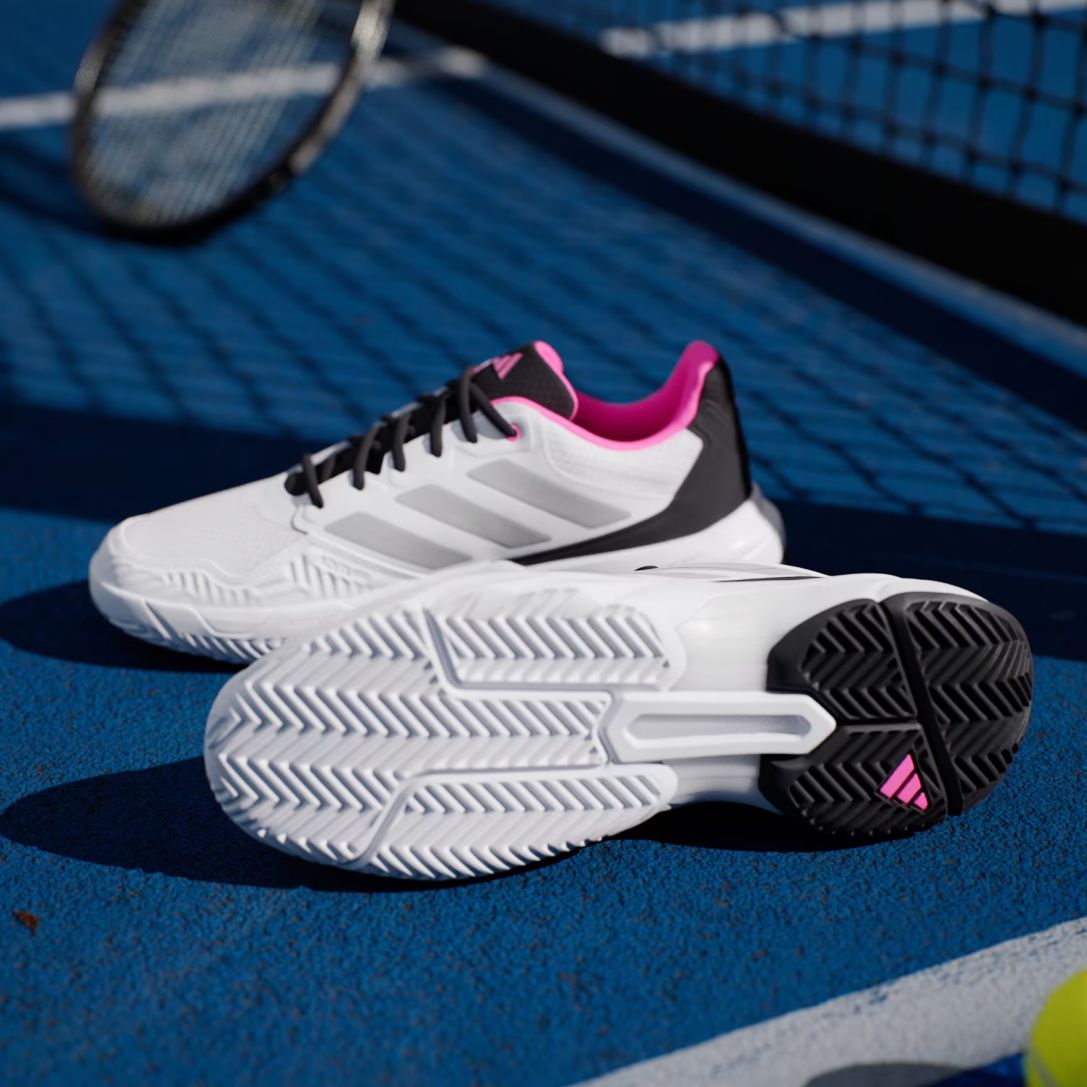 Tênis Adidas Courtjam Control 3 – Masculino Cloud White / Silver