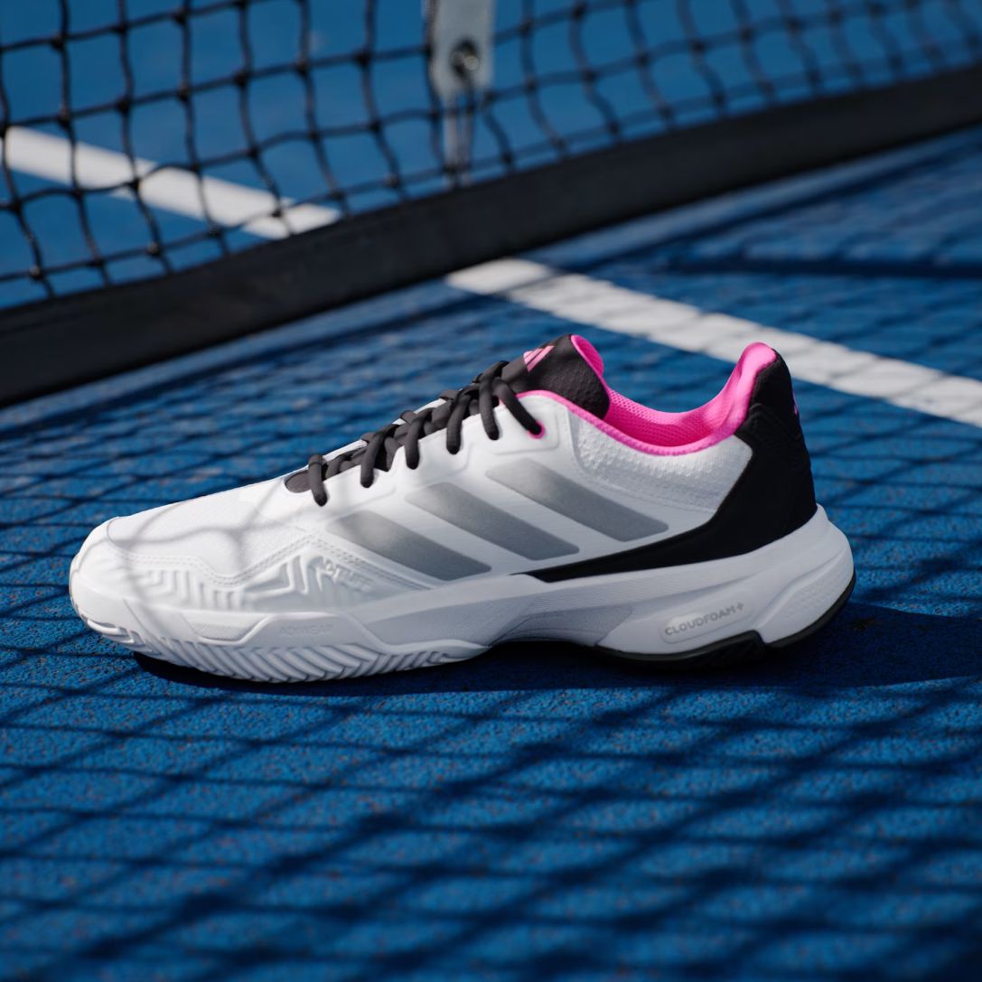 Tênis Adidas Courtjam Control 3 – Masculino Cloud White / Silver