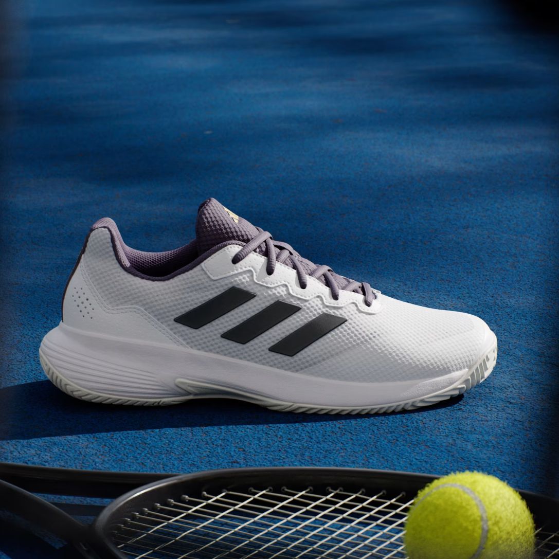 Tênis Adidas Gamecourt 2.0 – Masculino Core White / Core Black