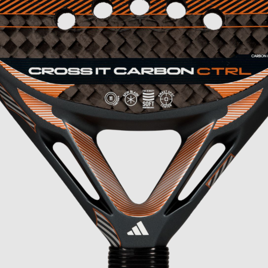 Raquete de Padel Adidas Cross IT Carbon Ctrl 2026 - Favorita Padel