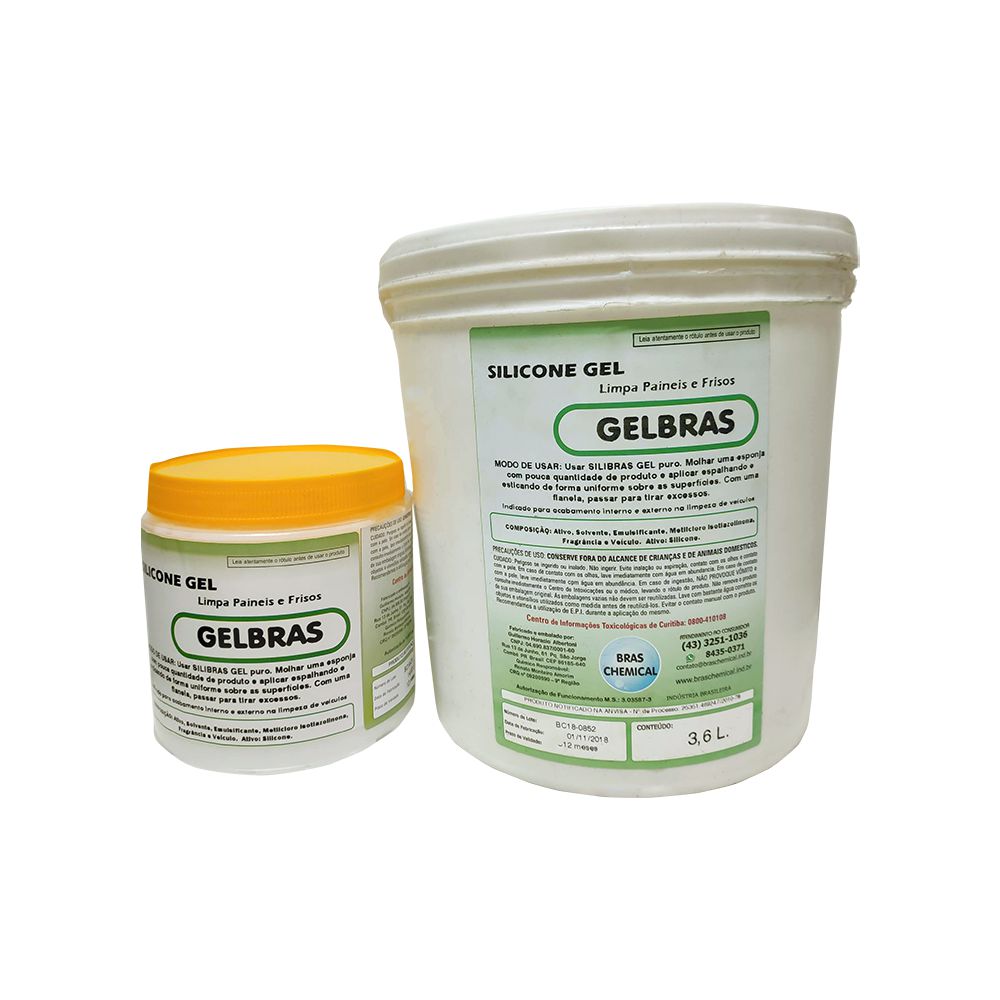 GELBRAS Silicone Gel - Bras Chemical - Produtos de Limpeza Automotiva e  Industrial