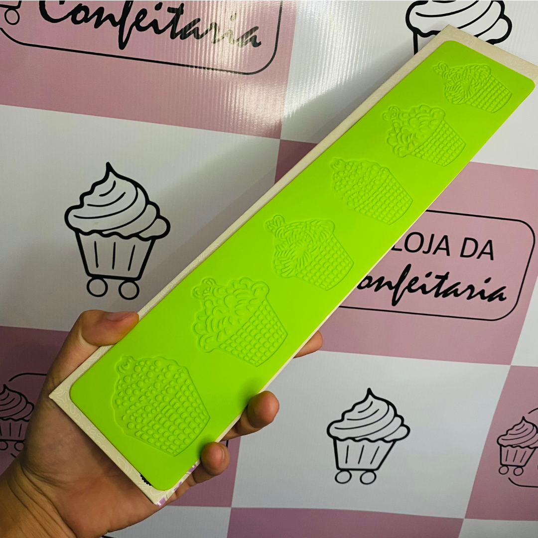 Tapete De Renda de Açúcar Cupcake Cores Sortidas Prime Chef - A Loja da ...