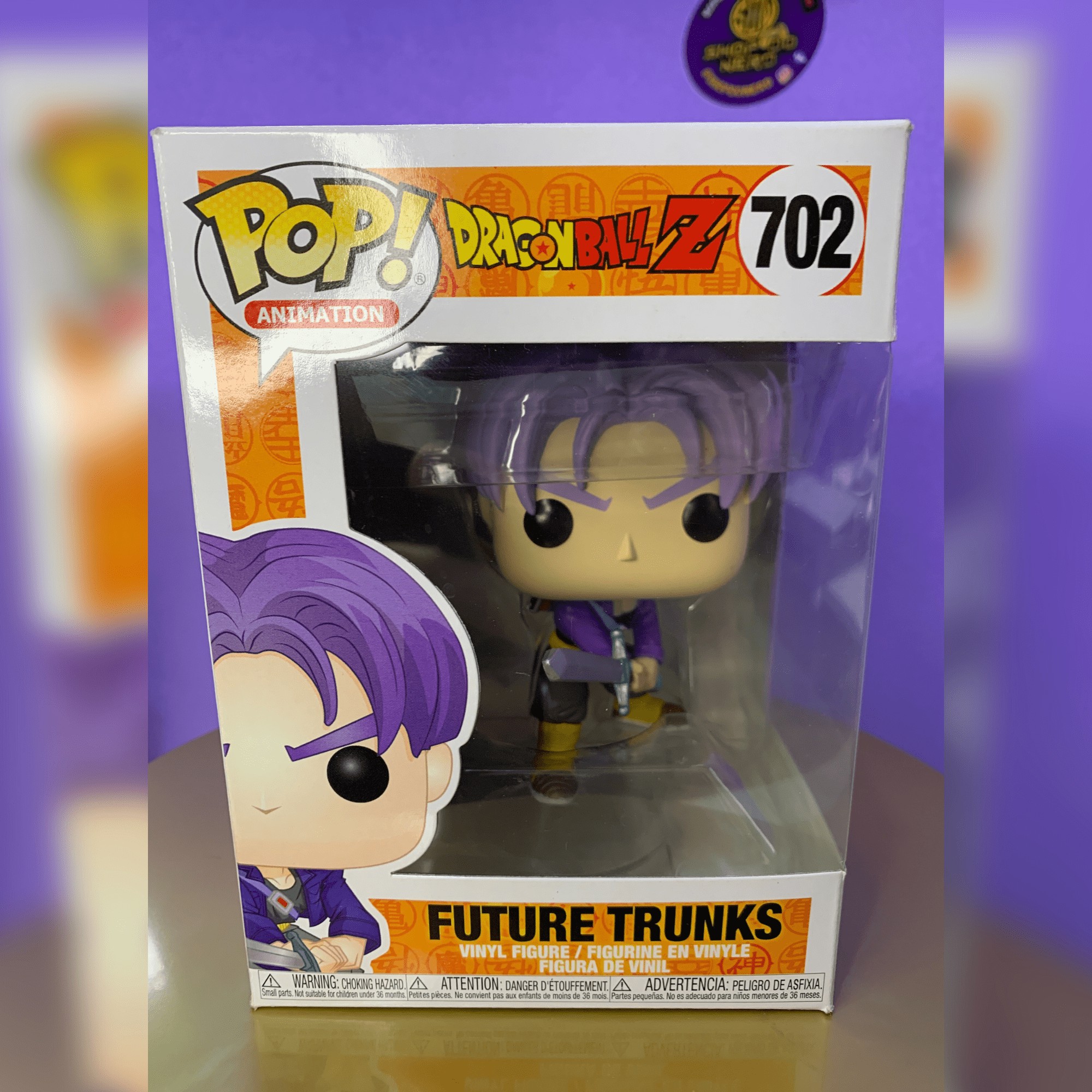 Boneco Funko POP! Animation - Dragon Ball Z: Trunks do Futuro #702 - Bazaar  Geek