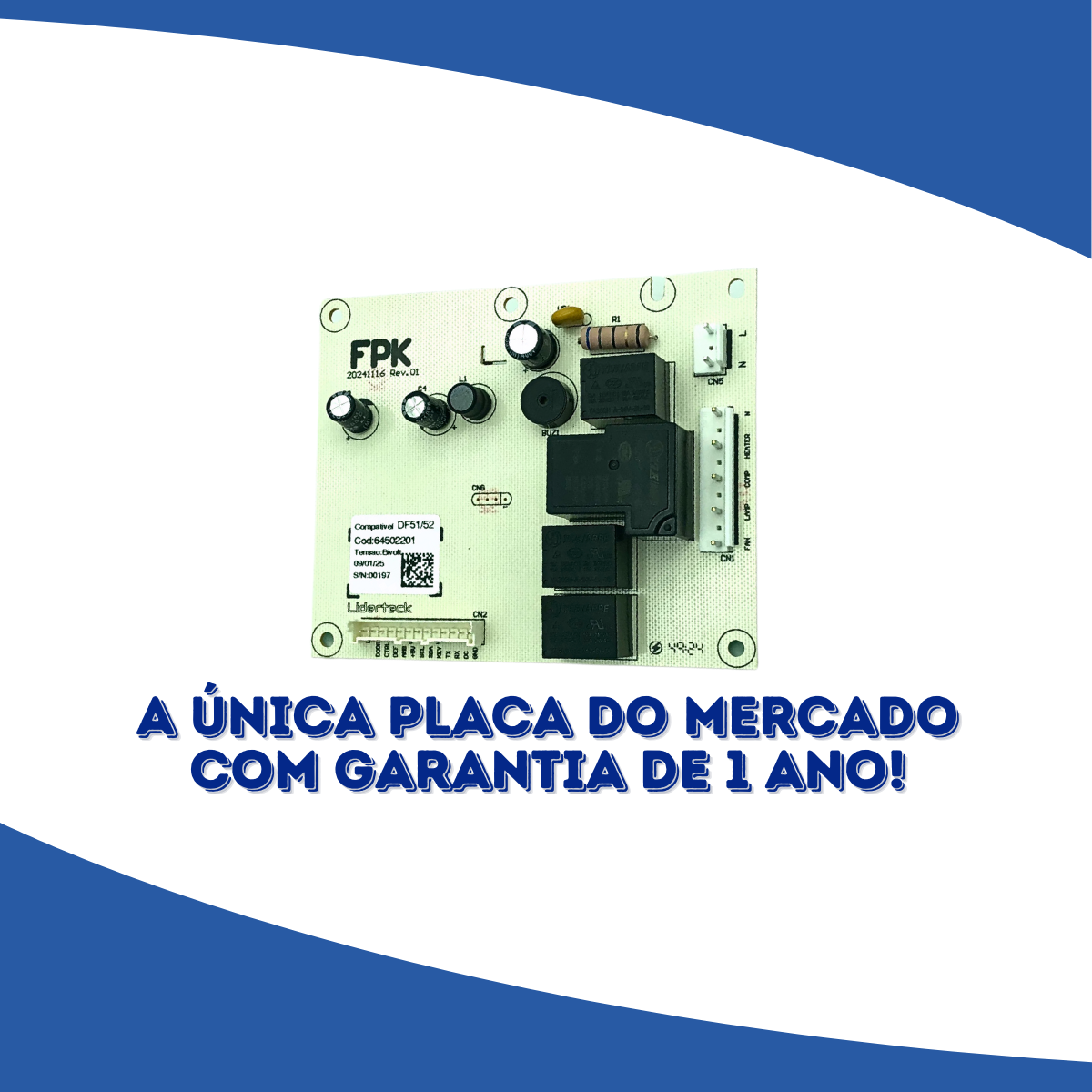 Placa Potência Compatível Electrolux DF52 DW52X A02021009 - Karisfrio