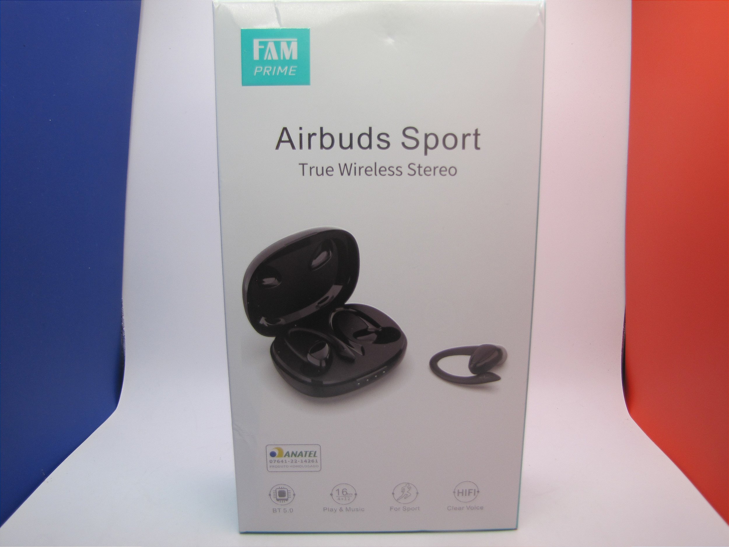 Fone de Ouvido Airbuds Sports TWS Bluetooth 5.0 compativel IOS